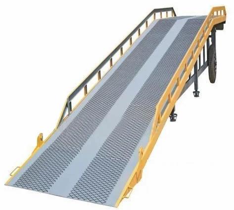 Mild Steel Loading Ramp, Color : Black