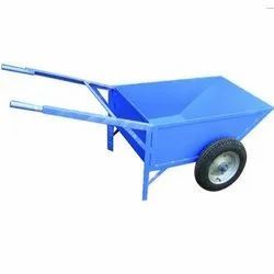 Square Iron Wheel Barrow Trolley, For Garden Use, Industrial Use, Style : 2 Wheeler