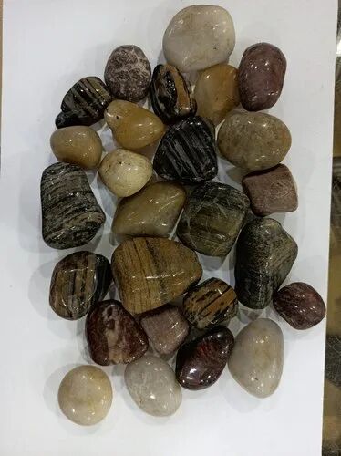 Pebbles Stone, Shape : Tumbled