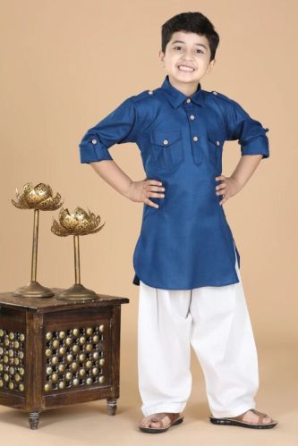 Plain Cotton Boys Pathani Suit, Technics : Attractive Pattern