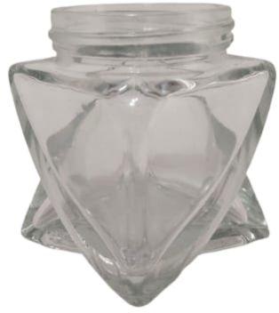 Glass Plain Mnp New Square Jar