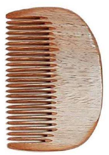 Sheesham Wood Plain U Shaped Beard Comb, Technics : Machine Made