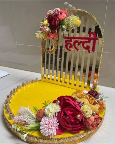 Haldi Ceremony Platter, Feature : Attractive Look