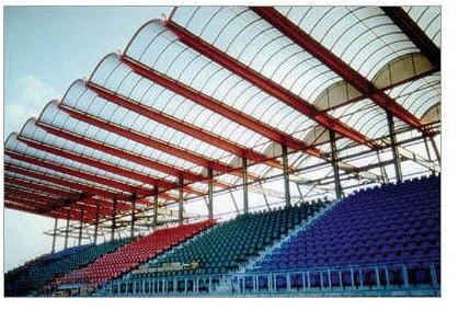 Steel Stadium Roofing Shed, Feature : Easy Installation