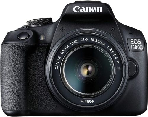 Canon EOS 1500D 24.1 Digital SLR Camera (Black) With EF S18-55 Is II Lens