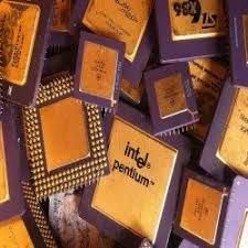 Brown Ceramic CPU Processor Gold Scrap, For Metal Industry, Certification : Isi Certified