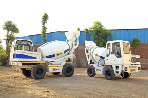 JOHNINFRA 10750 KGS Hydraulic Self Loading Concrete Mixers, Certification : CE Certified, ISO 9001:2015