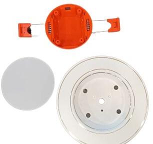 6W-10W Aluminium Concealed Light Housing, Shape : Round