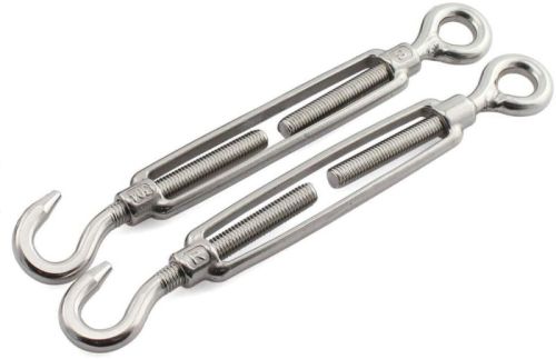 Silver Polished Mild Steel Turnbuckle