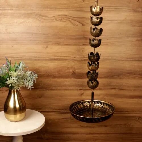 Brass Bird Feeders, Color : Brown