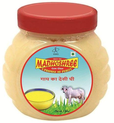 Light Yellow Liquid Madhosgree Cow Ghee, For Cooking, Certification : FSSAI