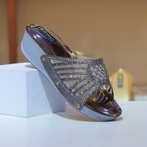 Airmix Synthetic Patent Fancy Slippers Shine, For Party Wear, Gender : Female