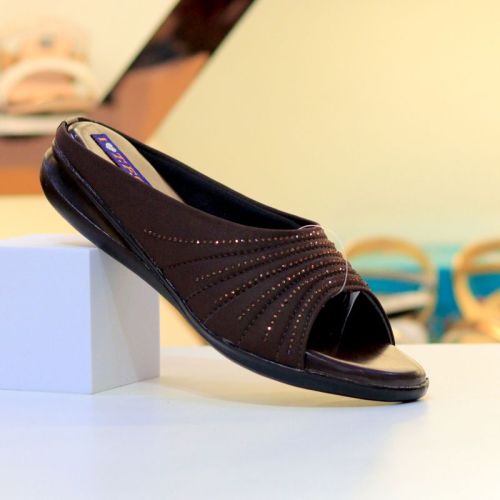 Plain Lycra Flat Slippers Daily, Gender : Female