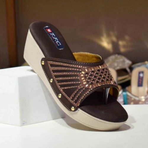 TFC Plain Flat Slippers Heel Lycra, Color : Multiple 37-40, 37-40