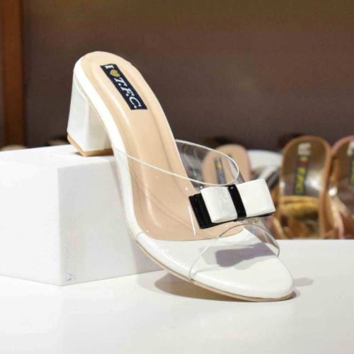 TFC Tranaparent Ladies Heel Slippers Transparent, Lining Material : PVC