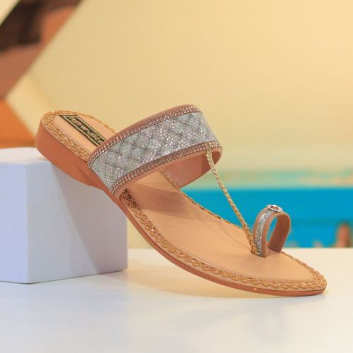 PVC Synthetic Ladies Slipper Kolhapuri, For Casual Wear, Size : 38*41, 38*41