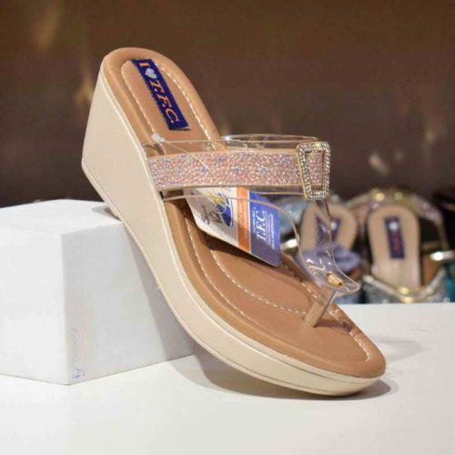 Multicolor Plastic Plain PVC Womens Fancy Slippers Transparent, For Party Wear, Size : 37-40, 37-40