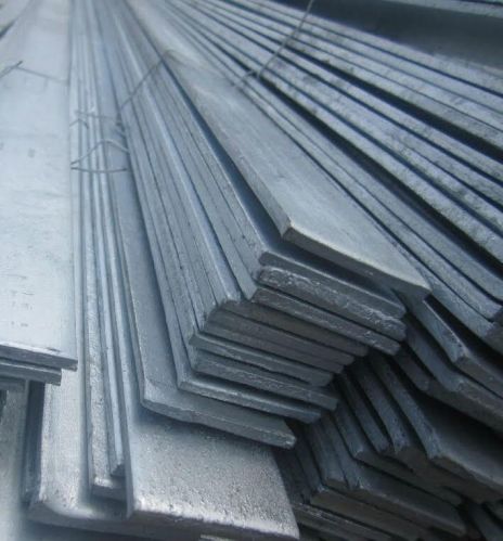 Galvanized Iron Flat Bar, For Construction, High Way, Industry, Subway, Tunnel, Color : Silver