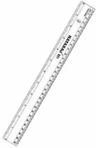 Nataraj Plastic Scale Ruler, Color : Transparent