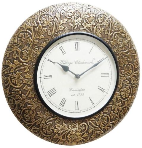 Round Coated Wall Clocks, Size : 12x12x8