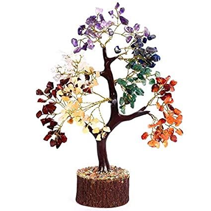 7 Chakra 50 Beads Stone Tree