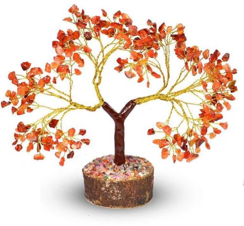 Carnelian 300 Beads Stone Tree