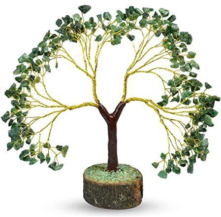 Green Jade 300 Beads Stone Tree