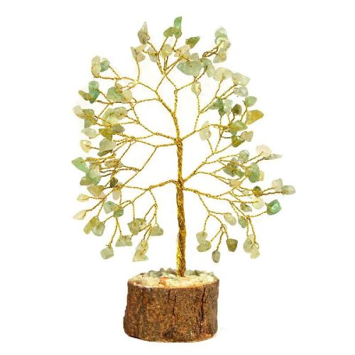 Green Jade 50 Beads Stone Tree