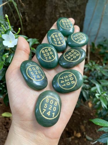 Green Jade Zibu Coin