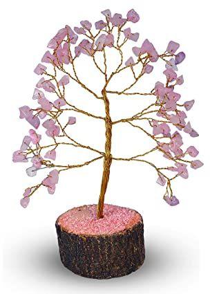 Rose Quartz 100 Beads Stone Tree