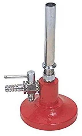 Polished Bunsen Burner, For Lab Use, Color : Black, Silver