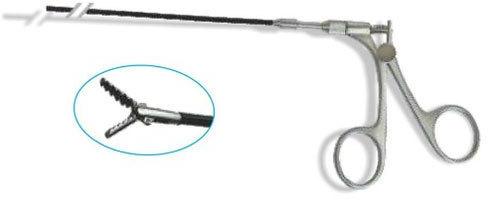 Silver Stainless Steel Stent Removing Forcep, For Hospital, Size : Standard