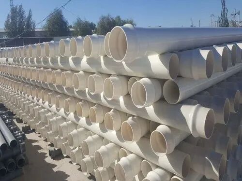 Round PVC Pipe, Color : White