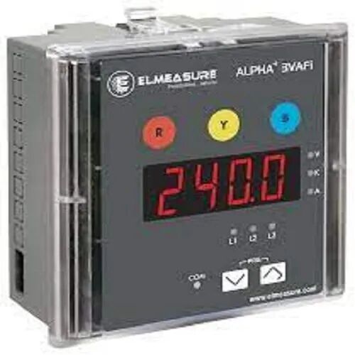 Three Phase VAF Meter, Display Type : LCD
