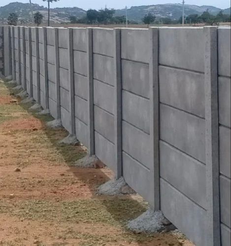 Cement Precast Fencing Compound Wall, Color : Grey