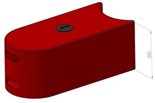 Red Cuda Go Kart Barrier
