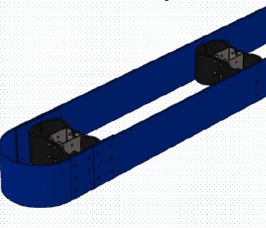 Blue IK Go Kart Barrier