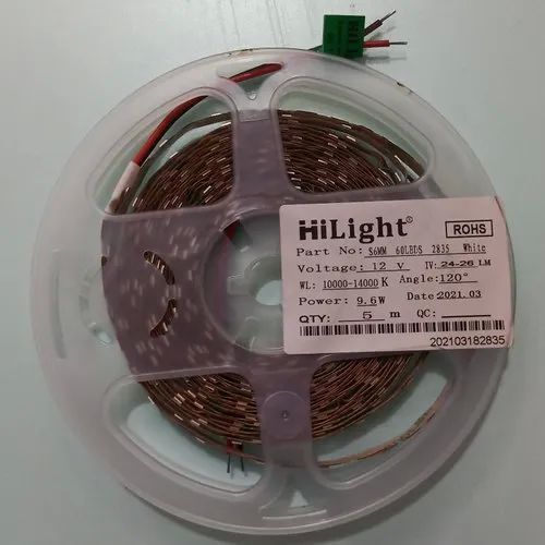 Hi Light LED Strip Light, For Home, Hotel, Mall, Malls, Market, Shop, Length : 5 Meter