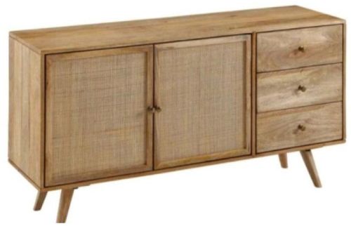 Rectangular MAH081 Wooden Sideboard, For Home Use, Pattern : Plain