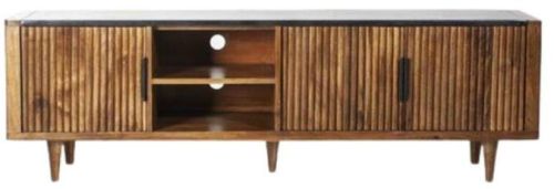 Polished MAH087 Wooden TV Unit, Color : Brown