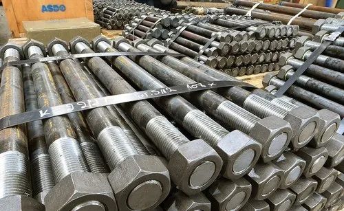 Polished Metal High Tensile Foundation Bolt, For Construction, Size : 0-15mm