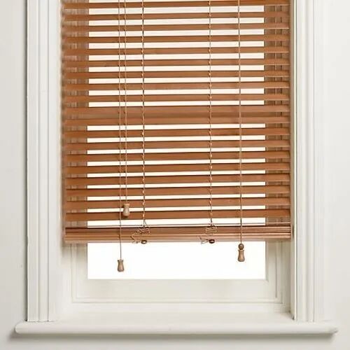 Wooden Window Blind, Color : Brown