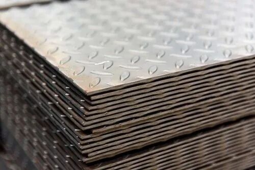 Rectangular Mild Steel Chequered Plates