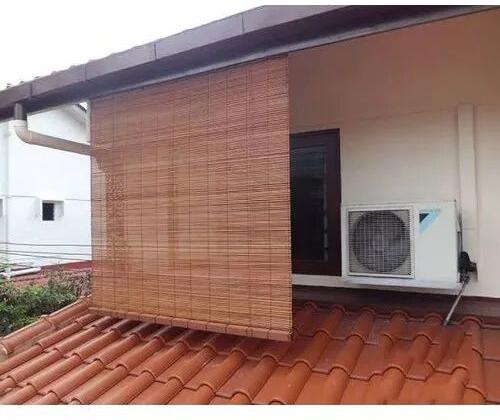 Plain Exterior Bamboo Blinds, Width : 2-3 Meter