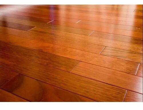 Plain Laminate Wooden Floor, Color : Brown