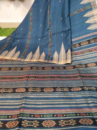 Ghicha Silk Batik Temple Saree, Gender : Female