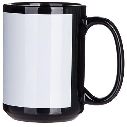 Plain Ceramic Sublimation Patch Mug, For Drinking, Gifting, Size : Large, Medium, Small