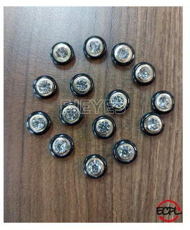 Metal Diamond Button, Color : Black