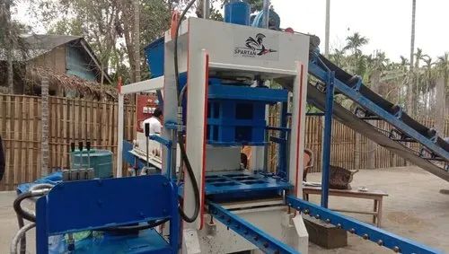 Mild Steel 23.5HP Paver Block Machine