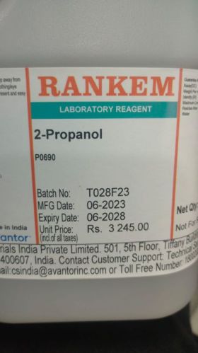 Rankem/fisher/finar/loba/cdh Isopropyl Alcohol 2.5 Ltr